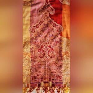 Cashmere Wool Shawl Full Size.